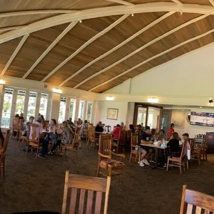 I love the dining room!  We reserved this corner table away from the rest of the crowd.