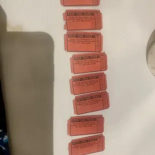 Notice my raffle tickets  all start with &quot;666&quot; - yup didn&apos;t win anything.