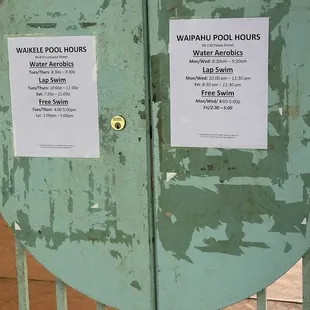 Updated Pool Hours 2/22/24