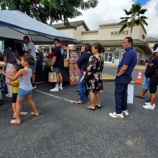Long line for kebabs 10/15/23