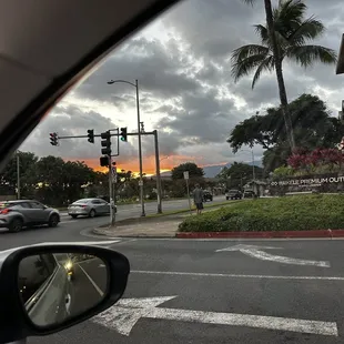 The sunset