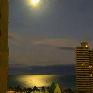 Evening view from lanai