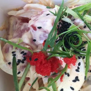 Spicy Ahi Poke Bowls