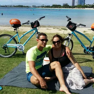 Magic island picnic tour, we provide the yummies just bring your tummies. Ride off the calories :)