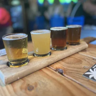 Flight of beers