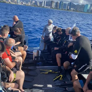 Ready into the deep blue