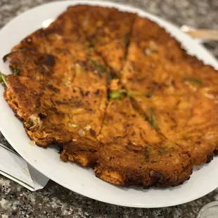 Kim chee pancakes