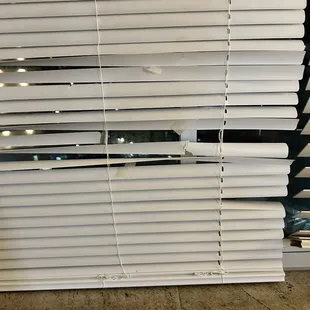 Broken and held together by tape