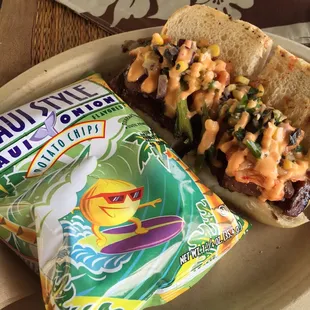 Hawaiian Steak Sandwich