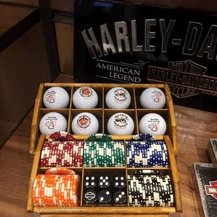 Collectable Harley-Davidson Poker Chips - Frame. Trade. Or, play poker with them...... Each chip is embossed with the exclusive design on o
