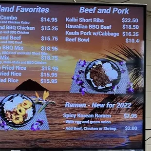 Menu March 2023