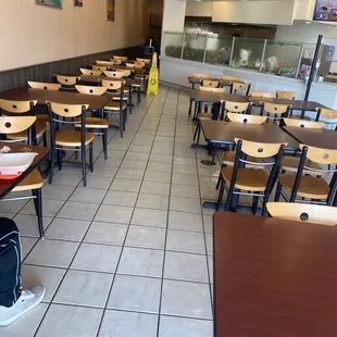 Indoor seating available