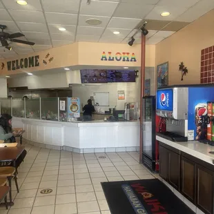 interior, sushi and sashimi