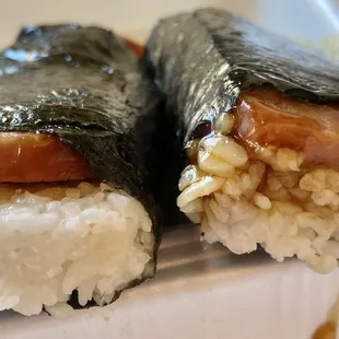 Spamasubi. I love how it's not so much rice.