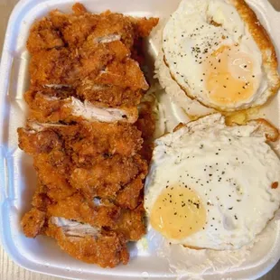 Don't forget to get egg on top