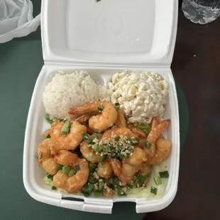 Garlic Shrimp Plate