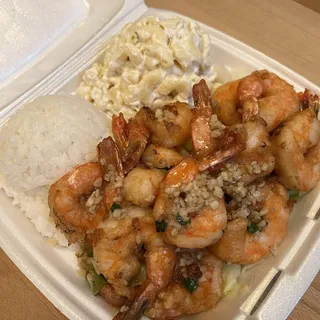 Garlic Shrimp Lunch
