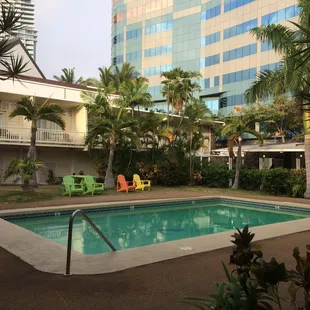 View of the pool.