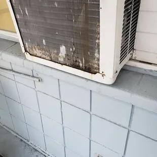 The a/c unit worked great but looked pretty bad