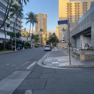 Free parking spot near the hotel