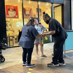 Carded for age to get yellow wrist band to enter.