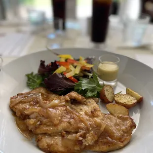 Daily Special Higawari - Pork cutlets sautéed with caramelized onions. $22.00 comes with soup and salad , bread and drink