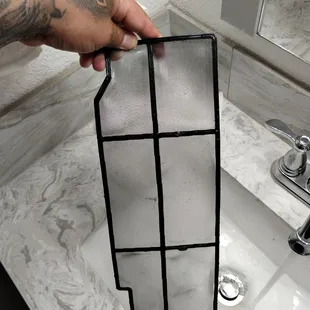 This is the filter after I cleaned it