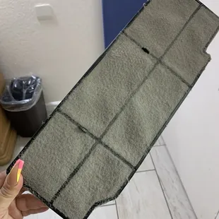 Dirty Air conditioner filter