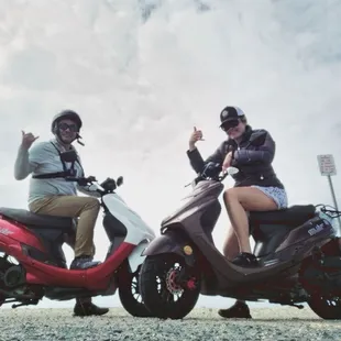 Cruising the island! 50CC $30 all day rentals! Can't beat this price/experience of a lifetime!