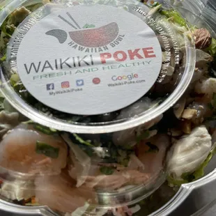 Medium bowl with 2 proteins - $12.95