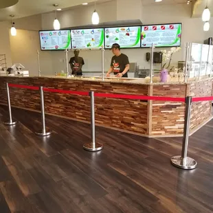 Waikiki Team at work getting the food ready for opening