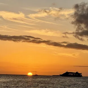 Spectacular sunset view