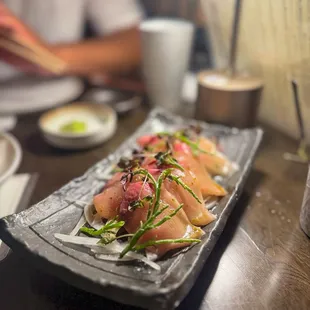 Hamachi carpaccio
