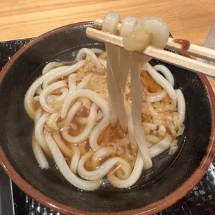 Freshly made udon in Waikiki