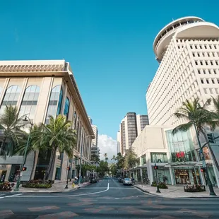 Waikiki Shopping Plaza on Seaside Avenue