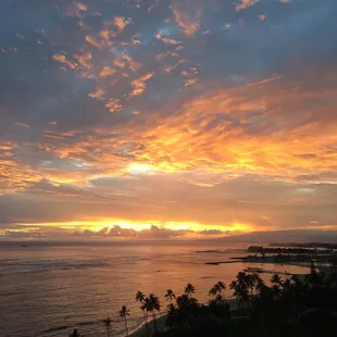 Sunset from the room