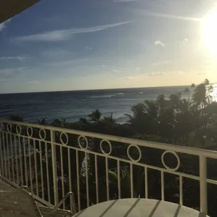 View from balcony 8th fl