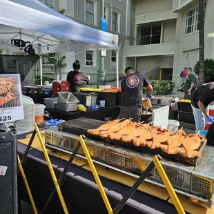 Grilled jumbo squid from Olay's $25