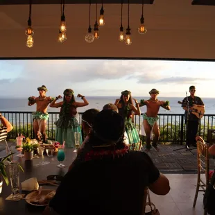 a group of hula dancers