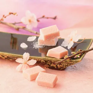 Shop ROYCE&apos; Chocolate&apos;s seasonal fan favorite, the Nama Chocolate &quot;Sakura Fromage&quot;, available for a limited time only at Waikiki Tea House.