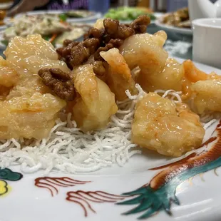 my favorite - honey glazed walnut shrimp