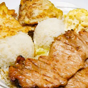 Combo ( bbq chicken &amp; garlic fish)