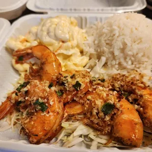 Mini Garlic Shrimp Plate