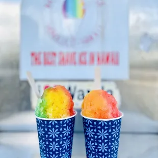 Obama Rainbow (left) &amp; Hawaii 5-0 Rainbow (right)