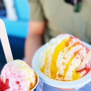 Hawaii 5-0 small and large with condensed milk