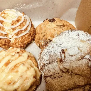 My selection of take WKBS home baked goods