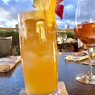 Ilikea's Mai Tai. Topped w a Bacardi pineapple foam.