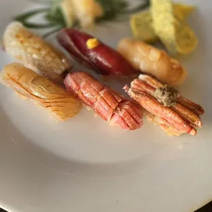 Chef's choice sushi plate