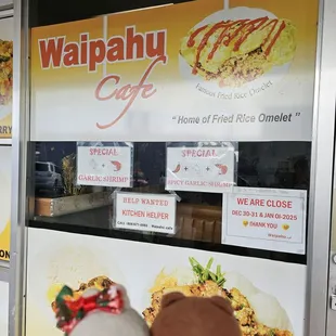 Home of the Fried Rice Omelet