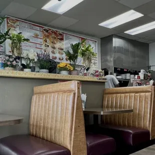 the interior of waipahu cafe